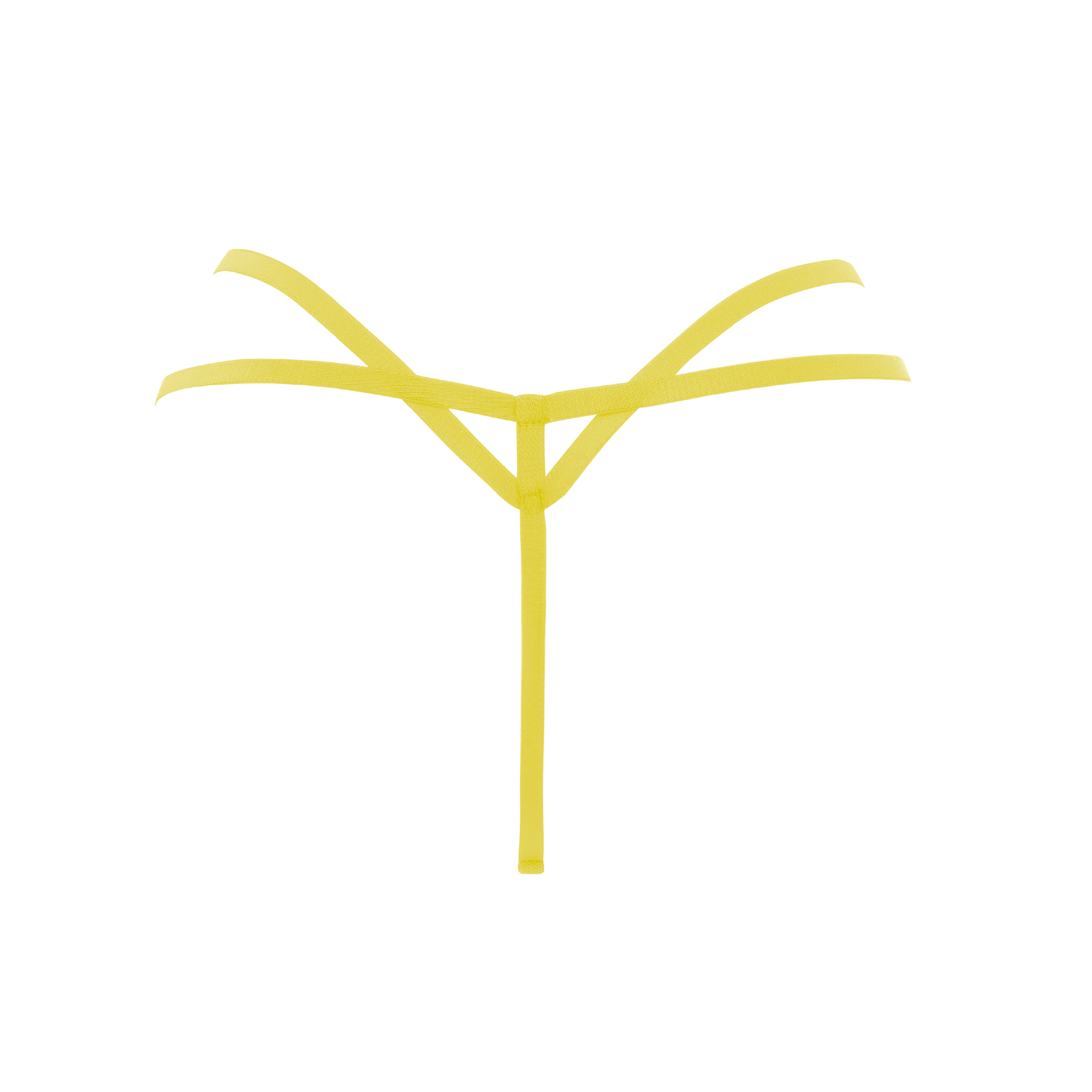 Brielle G-String Yellow Back